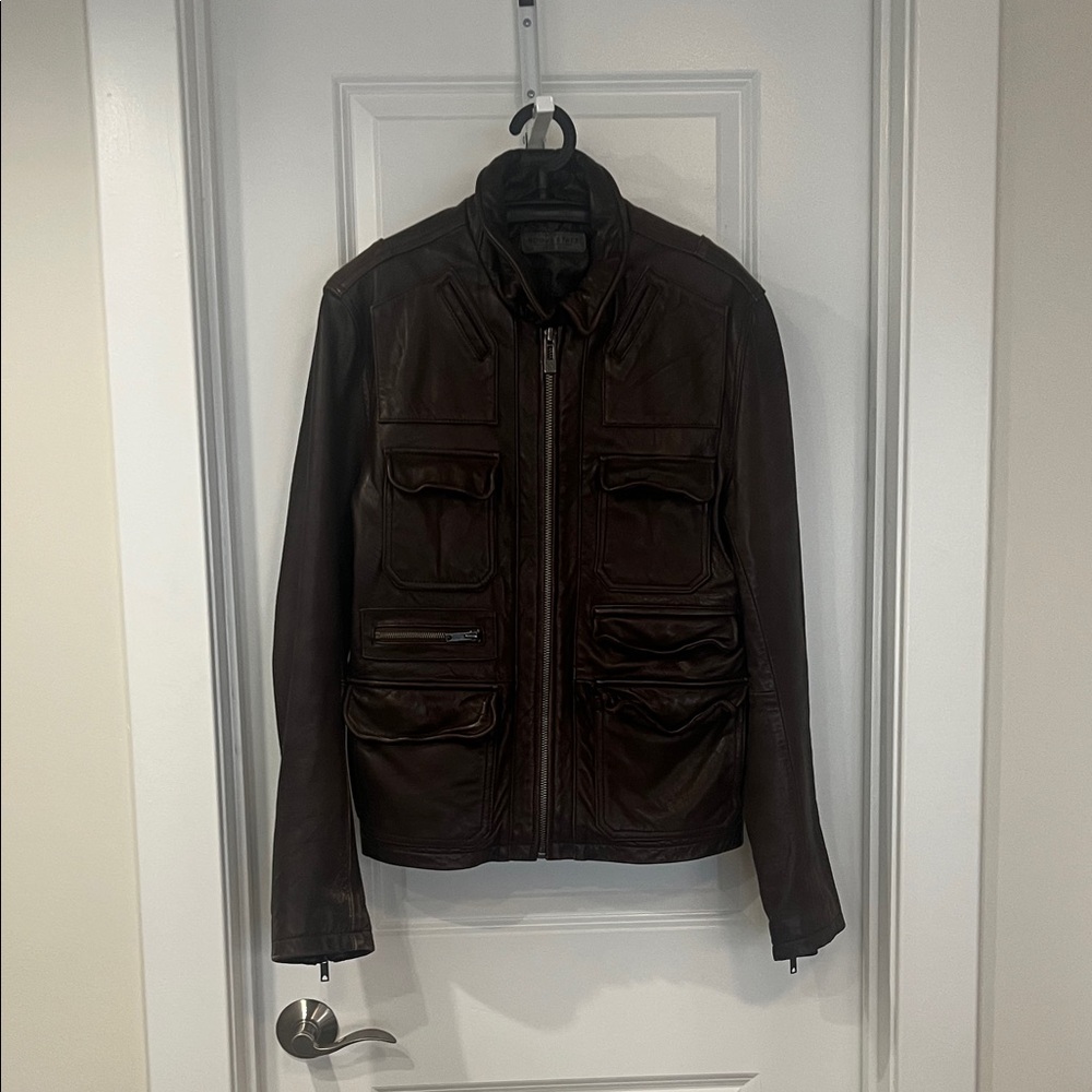 Men's Brown Leather Jacket